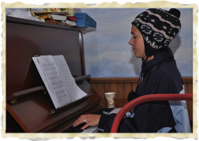 Natalie on Piano